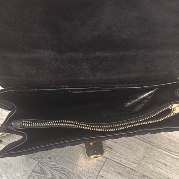 Massimo Dutti Black Velvet Crossbody Bag - Picture 11 of 15